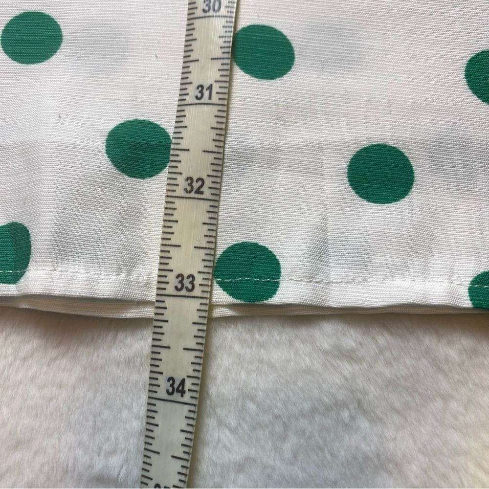 ASOS New With Tags White Green Polka Dot Dress Size 4 - Picture 13 of 14